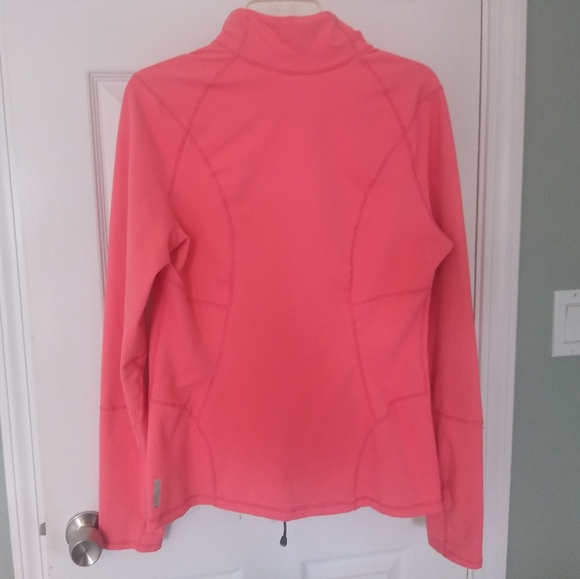 Ladies Zella Full-Zip Jacket, size L, great condition, pretty salmon color. - Picture 2 of 4